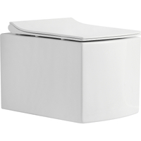 CeramaLux 2022 безободковый, с крышкой микролифт, белый глянцевый