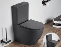 CeramaLux 2166XMDH темно-серый матовый, с крышкой микролифт