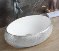 CeramaLux 49 см 433SS бело-серая