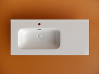 Ceramicanova Element 101 см CN7003L белая глянцевая