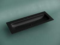 Ceramicanova Grace 1210x457x137 мм CN7024MB, с тремя отверстиями под смеситель, черный матовый