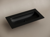 Ceramicanova Grace 910*457*137 мм, без отв под смеситель, черный матовый