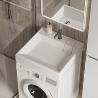 Ceramicanova Quattro 60 см CN0101 с кронштейнами и донным клапаном, белая