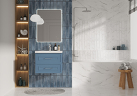 Cersanit Classic 60 см подвесная, голубая матовая