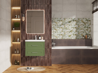 Cersanit Classic 60 см подвесная, зеленая матовая