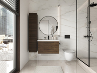 Cersanit Lara 80 см подвесная, орех табак