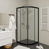 Ceruttispa 88x88 VIVA90B N прозрачный, профиль хром