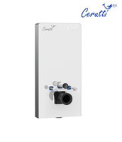 Ceruttispa G111W из белого стекла, с кнопкой