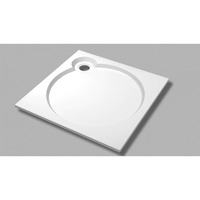 Cezares TRAY-S-A-80-56-W из искусственного мрамора квадратный