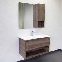 Comforty Бордо 90 см, дуб темно-коричневый, подвесная 