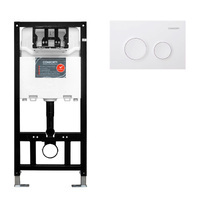 Comforty CF3GT1900-10WH с клавишей управления CF3BT7912WH матовая белая