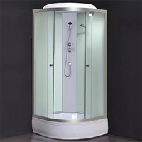 Comforty 90х90 307WG стекло крезет, профиль хром