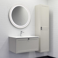 Comforty Ереван 80 см, серый шелк, подвесная 