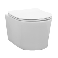 Comforty CF40513R безободковый, с сиденьем микролифт, белый