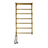 Domoterm Орфей с полкой П7 400x800 АБР EL античная бронза