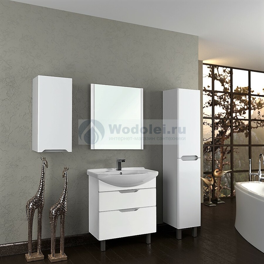 Мебель для ванной Dreja Laguna 65 белый лак подвесной