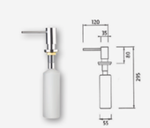 Dreja Дозатор мыла встраиваемый