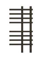 Двин LX plaza neo 80x40 4657771770838 черный матовый