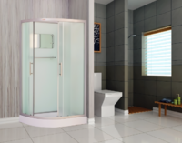 Esbano Elegancia 115х85 EST-115C (RIGHT) без крыши, стекло матовое, профиль хром