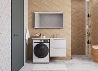 Эстет Dallas Luxe New 120 см подвесная, белая