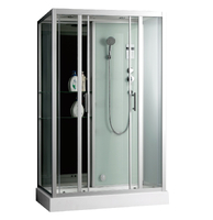 Frank 130x85 F504-1 пристенная, профиль хром