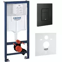 Grohe Rapid SL 1000046 для унитаза 5 в 1, кнопка черная матовая