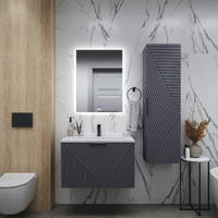 Grossman Блисс 100 см подвесная, графит матовая