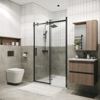 Grossman Classic 140х195 100.K33.04.140.42.00 стекло прозрачное, профиль графит сатин