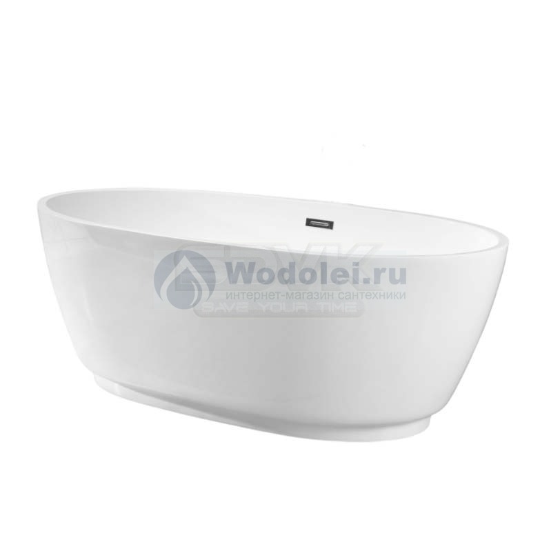 Акриловая ванна Grossman Classic 160x80 GR-2602 белая глянцевая