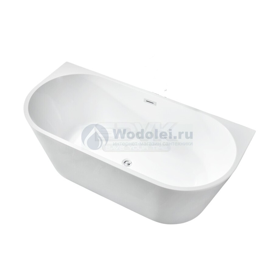 Акриловая ванна Grossman Cristal 160x80 GR-16072 белая глянцевая