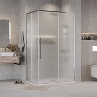 Grossman Galaxy 120х80 300.K33.01.12R80L.10.02 стекло шиншилла, профиль хром