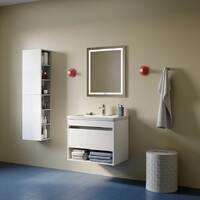 Iddis Zodiac X 70 см подвесная, 1 ящик, белая