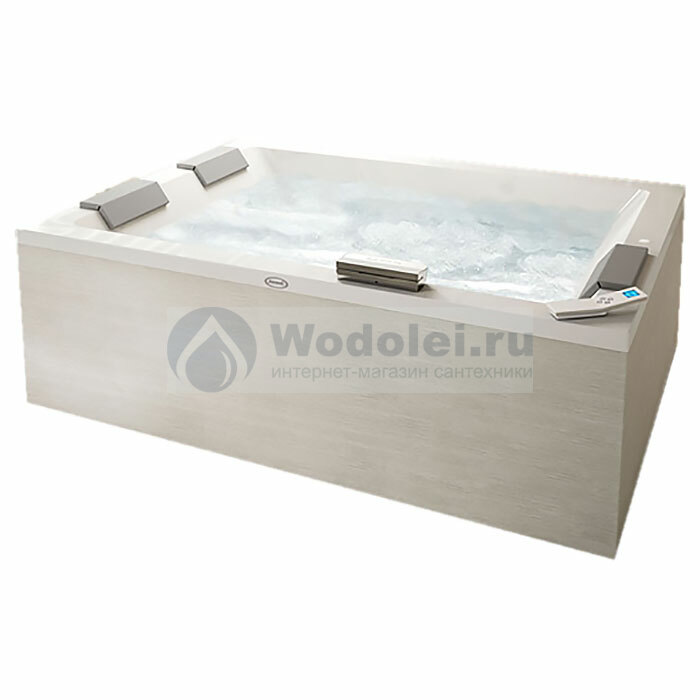 Акриловая ванна Jacuzzi Sharp Extra AQU 200x150 цвет: белый/хром