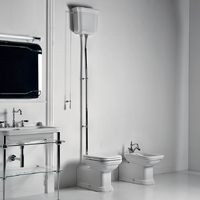 Kerasan Waldorf 37 см 411601 белый, фурнитура хром