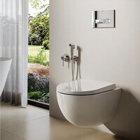 Kludi Resa D 24WCSET43 безободковый, с сиденьем микролифт, белый