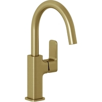 Kludi RENON 42027N075 брашированное золото, с донным клапаном