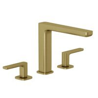 Kludi RENON 42393N075 брашированное золото, с донным клапаном