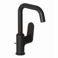 Kludi X1 320273975 черный матовый, с донным клапаном