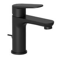 Kludi X1 322883975 черный матовый, с донным клапаном