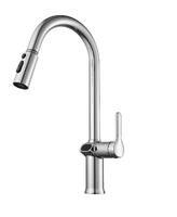 Knotlor Inspiration KN-100 с индикатором температуры, вытяжной излив, хром