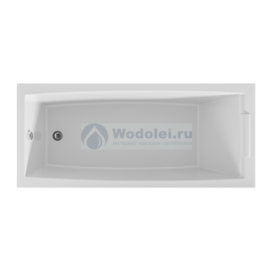 Акриловая ванна MarKa One Aelita 170x75 01ае1775 белая