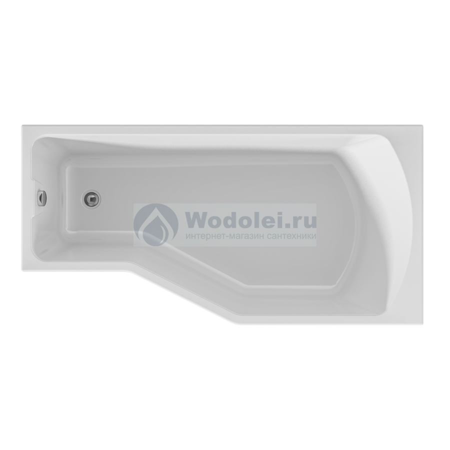 Ванна акриловая MarKa One Convey 170x75 01кон1775п белая R