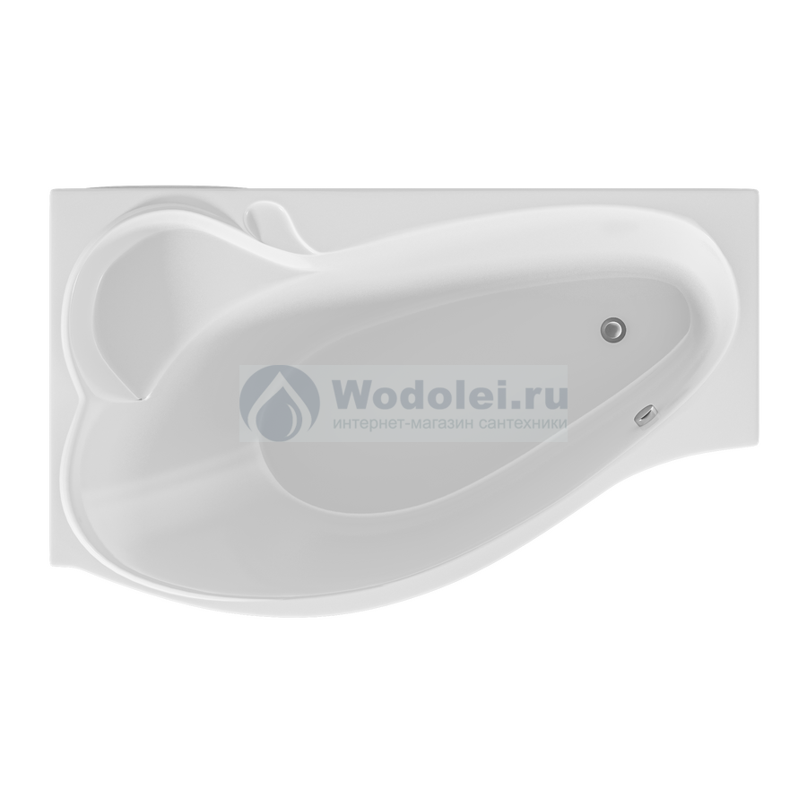 Ванна акриловая MarKa One Gracia 160x95 01гр1695л белая L