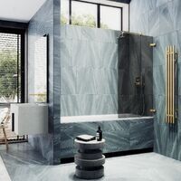 MaybahGlass 41x140 MGV-650-3 стекло графит, профиль золото