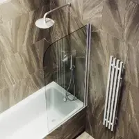 MaybahGlass 70x140 MGV-626-5 стекло прозрачное, профиль хром матовый, правая