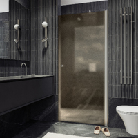 MaybahGlass 70x198 MGD-1675-5 стекло бронза матовое, профиль хром матовый