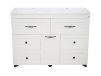 Misty Дуэт 120 см П-Ду011206я01-1 напольная, с бельевой корзиной, белая