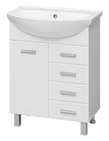 Misty Стелла 65 см Э-Сте01065-01К4Я с бельевой корзиной, белый