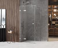 New Trendy AVEXA 90x90 EXK-1471 стекло прозрачное, профиль хром