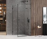 New Trendy AVEXA Black 90x90 EXK-1577 стекло прозрачное, профиль черный